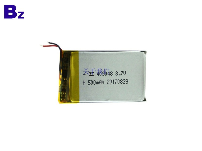 403048 500mAh 3.7V锂聚合物电池