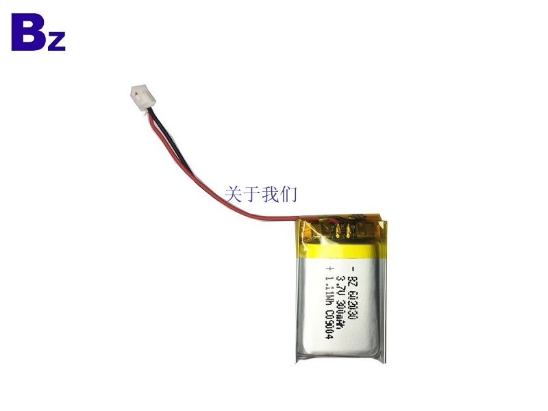602030 300mAh 3.7V Li-Polymer Battery