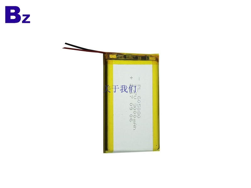 605080 3000mah 3.7V Rechargeable LiPo Battery