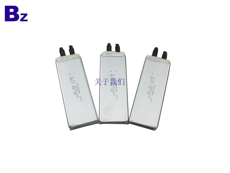 703496 10C 2600mAh 3.7V适用于数码产品LiPo电池