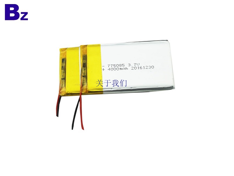 775085 4000mah 3.7V Rechargeable Polymer Li-Ion Battery