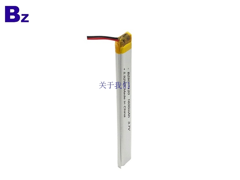 1600mAh 3.7V Polymer Li-ion Battery