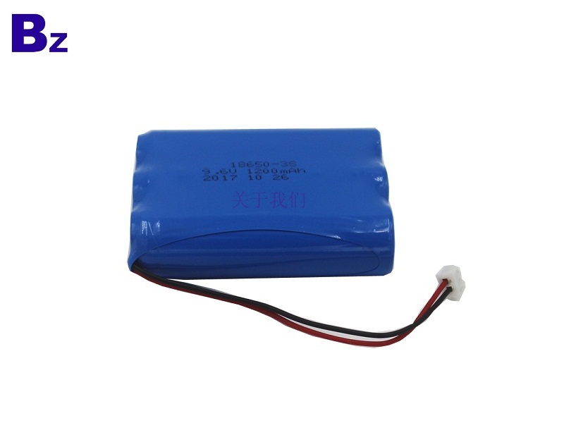 18650-3S 1200mAh 9.6V Rechargeable LiFePO4 Battery Pack