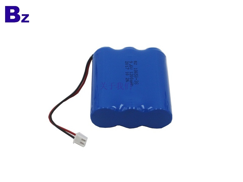 18650 1200mAh 9.6V Rechargeable LiFePO4 Battery Pack